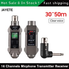 Zhuxi Shop B Denetleyici Stili Jayete C-01 Uhf Profesyonel Kablolu Kablosuz Mikrofon Dönüştürücü Mikrofon Verici Alıcı 571~598MHZ Alım Iletim (Yurt Dışından)