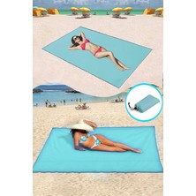 KAŞIKBEY Beach Cover Plaj Piknik Örtüsü Katlanır Kamp Çadırı Gölgelik Güneşlik Tente Branda Piknik Örtüsü 150X150CM