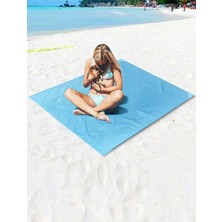 KAŞIKBEY Beach Cover Plaj Piknik Örtüsü Katlanır Kamp Çadırı Gölgelik Güneşlik Tente Branda Piknik Örtüsü 150X150CM