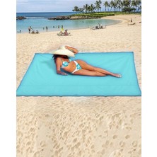 KAŞIKBEY Beach Cover Plaj Piknik Örtüsü Katlanır Kamp Çadırı Gölgelik Güneşlik Tente Branda Piknik Örtüsü 150X150CM