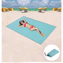 KAŞIKBEY Beach Cover Plaj Piknik Örtüsü Katlanır Kamp Çadırı Gölgelik Güneşlik Tente Branda Piknik Örtüsü 150X150CM