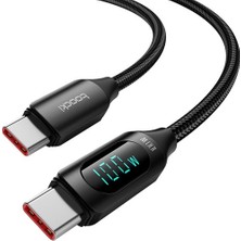 Toocki 2m 100W USB To Type-C Pd Hızlı şarj kablosu
