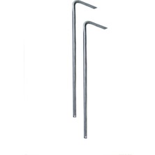 KAŞIKBEY Kamp Çadırı Kazığı Bahçe Tente Gölgelik Şemsiye Sabitleme Kazıkları Metal 20 cm 4 Adet