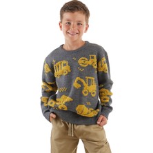 Mshb&G Inşaat Araçları Erkek Çocuk Kazak