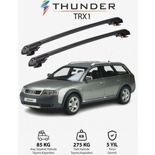 Thunder Audı A6 Allroad 1999-2005 Trx1 Thunder Carrier Kilitli Ara Atkı Taşıyıcı Tavan Barı Siyah