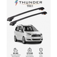 Thunder Ford Courıer 2023-SONRASI Trx1 Thunder Carrier Kilitli Ara Atkı Taşıyıcı Tavan Barı Gri