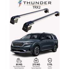 Thunder Kıa Grand Sedona 2015-2021 Trx2 Thunder Carrier Kilitli Ara Atkı Taşıyıcı Tavan Barı Siyah