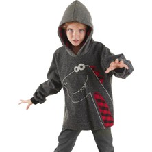 Denokids Dino Erkek Çocuk Kapüşonlu Sweatshirt