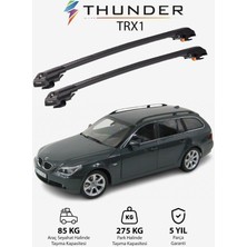 Thunder Bmw 5 Tourıng 2004-2010 Trx1 Thunder Carrier Kilitli Ara Atkı Taşıyıcı Tavan Barı Siyah