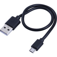 4U Sky 100 cm Evrensel Usb'den Mikro Usb'ye Şarj Kablosu Android Cep Telefonu Tablet Için Bakır Çekirdek Tpe Tel (Veri Aktarımını Desteklemiyor) -Siyah (Yurt Dışından)