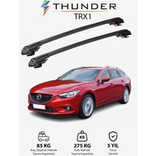 Thunder Mazda 6 2008-2012 Trx1 Thunder Carrier Kilitli Ara Atkı Taşıyıcı Tavan Barı Siyah