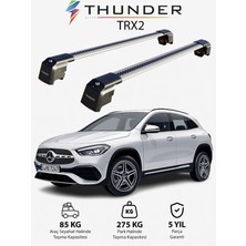 Thunder Mercedes-Benz Gla-Class 2020-SONRASI Trx2 Thunder Carrier Kilitli Ara Atkı Taşıyıcı Tavan Barı Gri