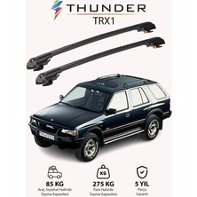 Thunder Opel Frontera Sport 1992-1998 Trx1 Thunder Carrier Kilitli Ara Atkı Taşıyıcı Tavan Barı Gri
