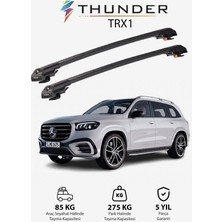 Thunder Mercedes-Benz Gls-Class 2020-SONRASI Trx1 Thunder Carrier Kilitli Ara Atkı Taşıyıcı Tavan Barı Siyah