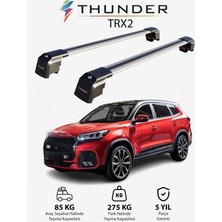 Thunder Dr  7.0 Sportequıpe 7 2022-SONRASI Trx2 Thunder Carrier Kilitli Ara Atkı Taşıyıcı Tavan Barı Siyah