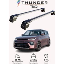 Thunder Kıa Soul 2020-SONRASI Trx2 Thunder Carrier Kilitli Ara Atkı Taşıyıcı Tavan Barı Siyah
