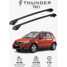 Thunder Suzukı Sx4 2006-2013 Trx1 Thunder Carrier Kilitli Ara Atkı Taşıyıcı Tavan Barı Gri