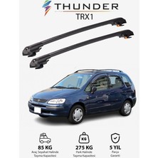 Thunder Toyota Corolla Spacıo 1997-2000 Trx1 Thunder Carrier Kilitli Ara Atkı Taşıyıcı Tavan Barı Siyah