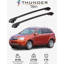 Thunder Saturn Vue 2008-2010 Trx1 Thunder Carrier Kilitli Ara Atkı Taşıyıcı Tavan Barı Siyah