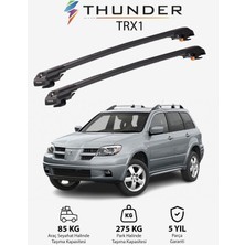 Thunder Mıtsubıshı Aırtrek 2001-2008 Trx1 Thunder Carrier Kilitli Ara Atkı Taşıyıcı Tavan Barı Gri