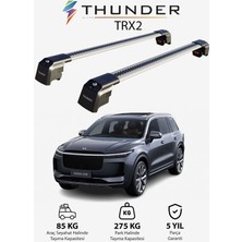 Thunder Lı Xıang Auto One 2019-2022 Trx2 Thunder Carrier Kilitli Ara Atkı Taşıyıcı Tavan Barı Gri