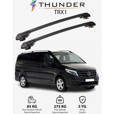 Thunder Mercedes-Benz Vıto 2015-SONRASI Trx1 Thunder Carrier Kilitli Ara Atkı Taşıyıcı Tavan Barı Gri