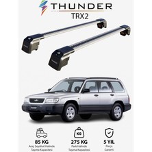 Thunder Subaru Forester 1997-2002 Trx2 Thunder Carrier Kilitli Ara Atkı Taşıyıcı Tavan Barı Siyah