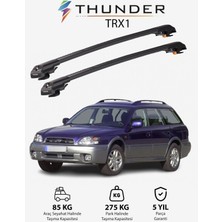 Thunder Subaru Outback 2000-2004 Trx1 Thunder Carrier Kilitli Ara Atkı Taşıyıcı Tavan Barı Siyah