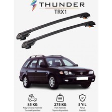 Thunder Toyota Corolla 2000-2006 Trx1 Thunder Carrier Kilitli Ara Atkı Taşıyıcı Tavan Barı Gri