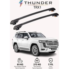 Thunder Toyota Land Cruıser 2022-SONRASI Trx1 Thunder Carrier Kilitli Ara Atkı Taşıyıcı Tavan Barı Siyah