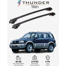 Thunder Suzukı Grand Vıtara 2005-2014 Trx1 Thunder Carrier Kilitli Ara Atkı Taşıyıcı Tavan Barı Gri