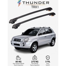 Thunder Hyundaı Tucson 2004-2009 Trx1 Thunder Carrier Kilitli Ara Atkı Taşıyıcı Tavan Barı Siyah