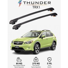 Thunder Subaru Xv Crosstrek 2012-2017 Trx1 Thunder Carrier Kilitli Ara Atkı Taşıyıcı Tavan Barı Gri