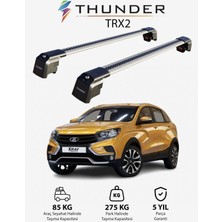 Thunder Lada Xray 2015-SONRASI Trx2 Thunder Carrier Kilitli Ara Atkı Taşıyıcı Tavan Barı Gri