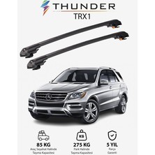 Thunder Mercedes-Benz M-Class 2006-2011 Trx1 Thunder Carrier Kilitli Ara Atkı Taşıyıcı Tavan Barı Gri