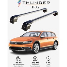 Thunder Volkswagen Passat Alltrack 2015-SONRASI Trx2 Thunder Carrier Kilitli Ara Atkı Taşıyıcı Tavan Barıgri