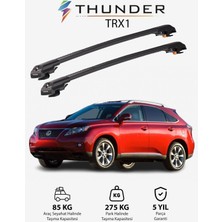 Thunder Lexus Rx 2010-2015 Trx1 Thunder Carrier Kilitli Ara Atkı Taşıyıcı Tavan Barı Siyah