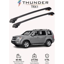 Thunder Honda Pılot 2009-2015 Trx1 Thunder Carrier Kilitli Ara Atkı Taşıyıcı Tavan Barı Siyah