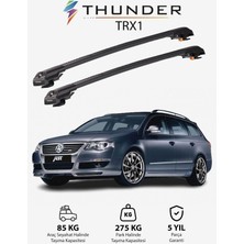 Thunder Volkswagen Passat Varıant 2005-2010 Trx1 Thunder Carrier Kilitli Ara Atkı Taşıyıcı Tavan Barı Gri