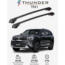 Thunder Kıa Mohave 2020-SONRASI Trx1 Thunder Carrier Kilitli Ara Atkı Taşıyıcı Tavan Barı Siyah