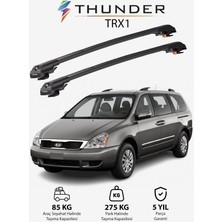 Thunder Kıa Sedona 2006-2014 Trx1 Thunder Carrier Kilitli Ara Atkı Taşıyıcı Tavan Barı Siyah