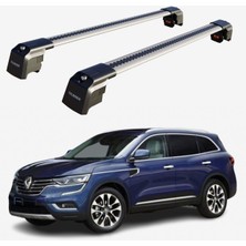 Thunder Renault Koleos 2017-SONRASI Trx2 Thunder Carrier Kilitli Ara Atkı Taşıyıcı Tavan Barı Gri