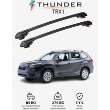 Thunder Subaru Forester 2019-SONRASI Trx1 Thunder Carrier Kilitli Ara Atkı Taşıyıcı Tavan Barı Gri