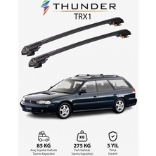 Thunder Subaru Legacy 1994-1999 Trx1 Thunder Carrier Kilitli Ara Atkı Taşıyıcı Tavan Barı Siyah