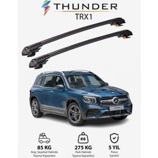 Thunder Mercedes-Benz Glb-Class 2020-SONRASI Trx1 Thunder Carrier Kilitli Ara Atkı Taşıyıcı Tavan Barı Gri