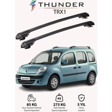 Thunder Renault Kangoo 2 2007-2019 Trx1 Thunder Carrier Kilitli Ara Atkı Taşıyıcı Tavan Barı Gri