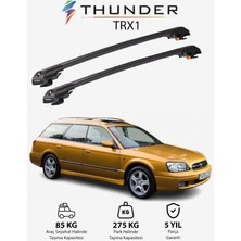 Thunder Subaru Legacy 2000-2004 Trx1 Thunder Carrier Kilitli Ara Atkı Taşıyıcı Tavan Barı Gri