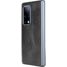 Manyi Mall Huawei Mate X2 Klasik Timsah Moda Anti Için Şık Klasik Durumda (Yurt Dışından)