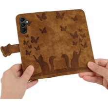 Manyi Mall Samsung Galaxy S24 Fe Flip Folio Kart Cep Tutucu Kapak Için Flip Case (Yurt Dışından)