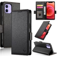 Manyi Mall IPhone 12 Cüzdan Günlük Kullanım Için Flip Case Kart Yuvaları Flip Iş (Yurt Dışından)